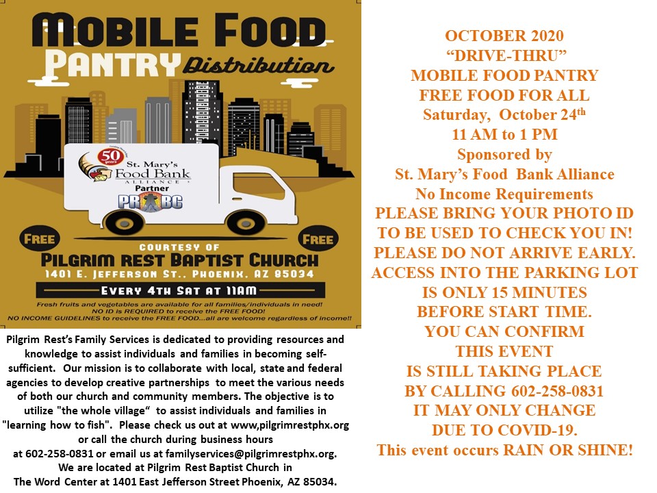 Mobile Food Pantry Distribution Commission of African American Affairs